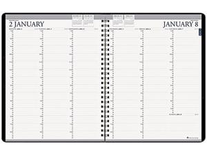 House of Doolittle 272-92 Professional Hardcover Weekly Planner, 15-Minute Appointments, 8-1/2 x 11, Black House of Doolittle 272-92 Professional Hardcover Weekly Planner, 15-Minute Appointments, 8-1/2 x 11, Black