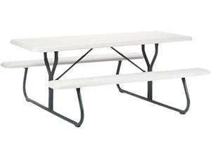 Iceberg 65923 IndestrucTable TOO 1200 Series Resin Picnic Table, 72w x 30d, Platinum Iceberg 65923 IndestrucTable TOO 1200 Series Resin Picnic Table, 72w x 30d, Platinum