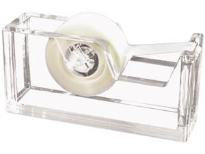 Kantek AD-60 Desktop Tape Dispenser, 1" core, Heavy Cast Acrylic, Clear Kantek AD-60 Desktop Tape Dispenser, 1" core, Heavy Cast Acrylic, Clear
