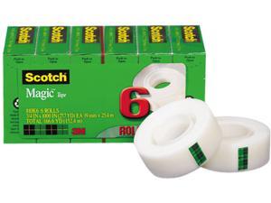 Scotch 810K6 Magic Tape Refill, 3/4" x 1000", 6/Pack Scotch 810K6 Magic Tape Refill, 3/4" x 1000", 6/Pack