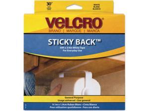 Velcro 91138 Sticky-Back Hook and Loop Fasteners in Dispenser, 3/4 Inch x 30 ft. Roll, White Velcro 91138 Sticky-Back Hook and Loop Fasteners in Dispenser, 3/4 Inch x 30 ft. Roll, White