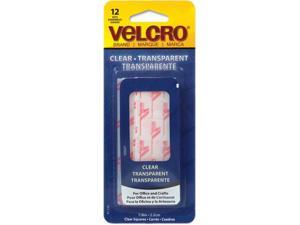 Velcro 91330 Sticky-Back Hook and Loop Fastener Squares, 7/8 Inch, Clear Velcro 91330 Sticky-Back Hook and Loop Fastener Squares, 7/8 Inch, Clear