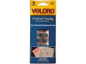 Velcro Oval Hook & Loop Fasteners, 7 1/4 x 3, Black, 40/Pack Velcro Oval Hook & Loop Fasteners, 7 1/4 x 3, Black, 40/Pack
