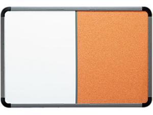 Iceberg 36047 Ingenuity Combo Dry Erase/Cork Board, Resin Frame, 48 x 36, Charcoal Frame Iceberg 36047 Ingenuity Combo Dry Erase/Cork Board, Resin Frame, 48 x 36, Charcoal Frame