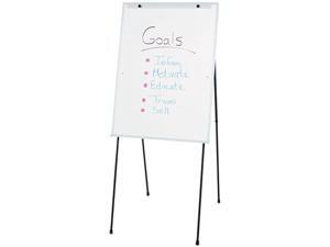 Quartet 81E Dry-Erase Steel Easel, Melamine, 29 x 40, White, Aluminum Frame Quartet 81E Dry-Erase Steel Easel, Melamine, 29 x 40, White, Aluminum Frame