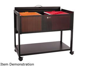 Safco Locking Top Mobile Tub File, 1-Shelf, 33-1/4 x 17 x 27, Black Safco Locking Top Mobile Tub File, 1-Shelf, 33-1/4 x 17 x 27, Black