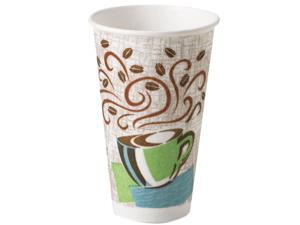 Dixie 5356CD Hot Cups, Paper, 16 oz., Coffee Dreams Design, 50/Pack Dixie 5356CD Hot Cups, Paper, 16 oz., Coffee Dreams Design, 50/Pack