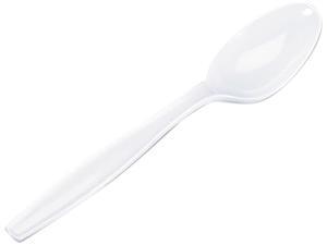 Dixie TH217 Plastic Tableware, Heavyweight Teaspoons, White, 1000/Carton Dixie TH217 Plastic Tableware, Heavyweight Teaspoons, White, 1000/Carton