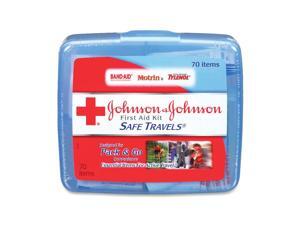 Johnson & Johnson Red Cross 8274 Portable Travel First Aid Kit, 70 Pieces, Plastic Case Johnson & Johnson Red Cross 8274 Portable Travel First Aid Kit, 70 Pieces, Plastic Case