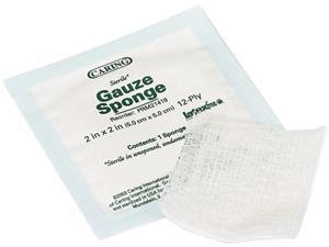 Medline PRM21419 Caring Woven Gauze Sponges, 2 x 2, Sterile, 12-ply, 2400 Sponges/Carton Medline PRM21419 Caring Woven Gauze Sponges, 2 x 2, Sterile, 12-ply, 2400 Sponges/Carton
