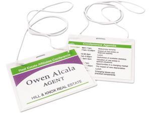 Avery 74459 Neck Hang Badge Holder w/Laser/Inkjet Insert, Top Load, 3 x 4, White, 100/BX Avery 74459 Neck Hang Badge Holder w/Laser/Inkjet Insert, Top Load, 3 x 4, White, 100/BX