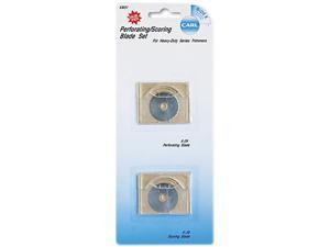 CARL 14031 Bidex Perforating/Scoring Blades for Heavy-Duty Rotary Trimmers, 2/Set CARL 14031 Bidex Perforating/Scoring Blades for Heavy-Duty Rotary Trimmers, 2/Set