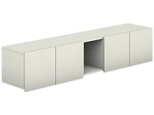 HON HON Voi VHF72B Voi Overhead Cabinet, Four Doors / One Cubby, 72w x 14-1/4d x 14h, Silver Mesh HON HON Voi VHF72B Voi Overhead Cabinet, Four Doors / One Cubby, 72w x 14-1/4d x 14h, Silver Mesh