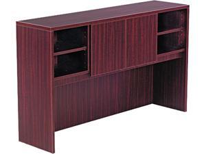 Alera Valencia Series ALEVA294815MY Open Storage Hutch, 47w x 15d x 35-1/2h, Mahogany Alera Valencia Series ALEVA294815MY Open Storage Hutch, 47w x 15d x 35-1/2h, Mahogany