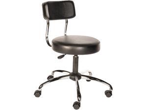 Alera CS610 (AAPCS610) HL Series Height-Adjustable Stool with Back, Black Alera CS610 (AAPCS610) HL Series Height-Adjustable Stool with Back, Black