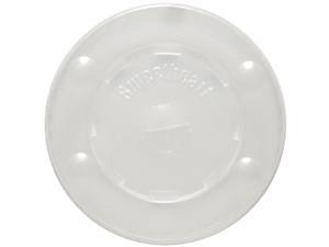 SOLO Cup Company L12BLN-0100 12 Oz. Translucent Plastic Lid bubble Straw Slot 16/125 SOLO Cup Company L12BLN-0100 12 Oz. Translucent Plastic Lid bubble Straw Slot 16/125