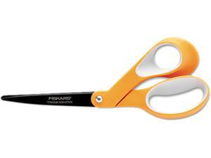 Fiskars 01-005390 8" Non-stick Titanium Softgrip Scissors Fiskars 01-005390 8" Non-stick Titanium Softgrip Scissors