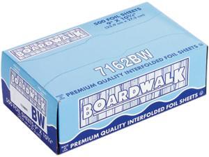 Boardwalk 7162 Pop-Up Aluminum Foil Wrap Sheets, 9 x 10 3/4, Silver, 500/Box, 6 Boxes/Carton, 1 Carton Boardwalk 7162 Pop-Up Aluminum Foil Wrap Sheets, 9 x 10 3/4, Silver, 500/Box, 6 Boxes/Carton, 1 Carton