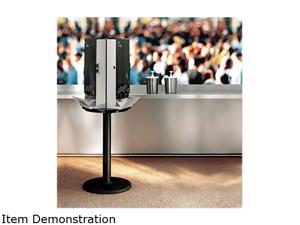 Dixie SSBASE08 18 1/4 dia x 42h Black SmartStock Cutlery Dispenser Stand Dixie SSBASE08 18 1/4 dia x 42h Black SmartStock Cutlery Dispenser Stand