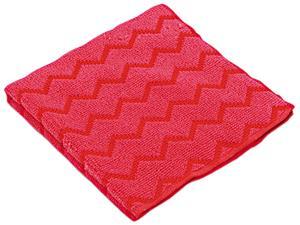 Rubbermaid Commercial RCP Q620 RED HYGEN Microfiber Cleaning Cloths, 12 x 12, Red Rubbermaid Commercial RCP Q620 RED HYGEN Microfiber Cleaning Cloths, 12 x 12, Red