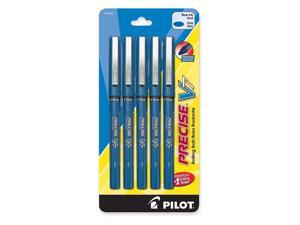 Pilot 26021 Precise V7 Rollerball Pen, Fine Pen Point Type - 0.7 mm Pen Point Size - Blue Gel-based Ink - Blue - 5/Pack Pilot 26021 Precise V7 Rollerball Pen, Fine Pen Point Type - 0.7 mm Pen Point Size - Blue Gel-based Ink - Blue - 5/Pack