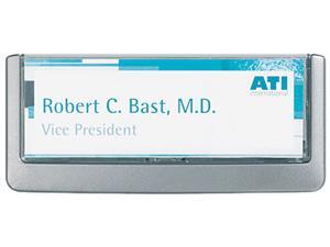 Durable 4976-37 Click Sign Holder For Interior Walls, 6 3/4 x 5/8 x 3, Gray Durable 4976-37 Click Sign Holder For Interior Walls, 6 3/4 x 5/8 x 3, Gray