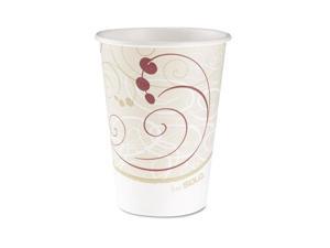 SOLO Cup Company 378SMJ8000PK Hot Cups, Symphony Design, 8 oz, Beige, 50/Pack SOLO Cup Company 378SMJ8000PK Hot Cups, Symphony Design, 8 oz, Beige, 50/Pack