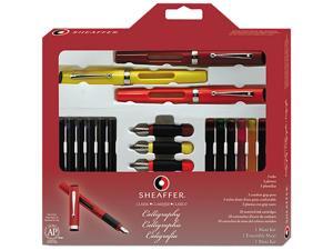 Sheaffer 73404 Calligraphy Pen Set, Maxi Kit, 4 Nibs Sheaffer 73404 Calligraphy Pen Set, Maxi Kit, 4 Nibs