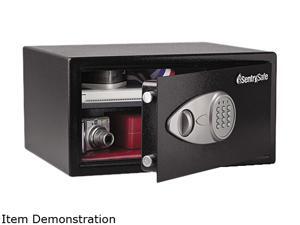 Sentry Safe X105 Electronic Lock Security Safe, 1.0 ft3, 16-15/16w x 14-9/16d x 8-7/8h, Black Sentry Safe X105 Electronic Lock Security Safe, 1.0 ft3, 16-15/16w x 14-9/16d x 8-7/8h, Black
