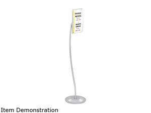 Safco 4174GR Customizable Rectangular Sign Stand, 15" x 15" x 64", Gray Safco 4174GR Customizable Rectangular Sign Stand, 15" x 15" x 64", Gray