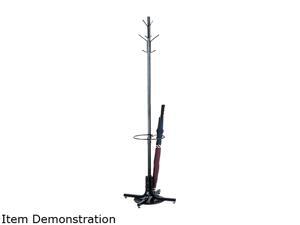 Safco 4168BL Costumer w/Umbrella Holder, Four Ball-Tipped Double-Hooks, Metal, Black Safco 4168BL Costumer w/Umbrella Holder, Four Ball-Tipped Double-Hooks, Metal, Black