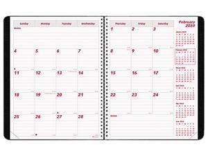 Rediform CB1200N-BLK PlannerPlus Monthly Planner, Monthly - 7.13" x 8.88" - 1.2 Year - December 2015 till January 2017 1 Month Double Page Layout - Black Rediform CB1200N-BLK PlannerPlus Monthly Planner, Monthly - 7.13" x 8.88" - 1.2 Year - December 2015 till January 2017 1 Month Double Page Layout - Black