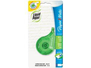 Paper Mate Liquid Paper 6137106 DryLine Correction Tape, Non-Refillable, 1/5" x 393 1/2" Paper Mate Liquid Paper 6137106 DryLine Correction Tape, Non-Refillable, 1/5" x 393 1/2"