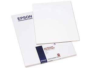 Epson S041897 Fine Art Paper - 17" x 22" - Smooth - 25 Sheet - White Epson S041897 Fine Art Paper - 17" x 22" - Smooth - 25 Sheet - White