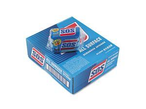 Clorox 91028CT S.O.S All-Surface Scrubbing Sponge, 3 x 5-1/4, 1" Thick, 24/Carton Clorox 91028CT S.O.S All-Surface Scrubbing Sponge, 3 x 5-1/4, 1" Thick, 24/Carton