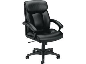basyx VL151SB11 VL151 Executive High-Back Chair, Black Leather basyx VL151SB11 VL151 Executive High-Back Chair, Black Leather