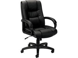 basyx VL131EN11 VL131 Executive High-Back Chair, Black Vinyl basyx VL131EN11 VL131 Executive High-Back Chair, Black Vinyl