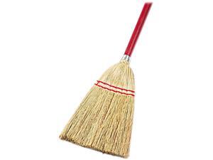 UNISAN 951T Lobby/Toy Broom, Corn Fiber Bristles, 39" Wood Handle, Red/Yellow UNISAN 951T Lobby/Toy Broom, Corn Fiber Bristles, 39" Wood Handle, Red/Yellow