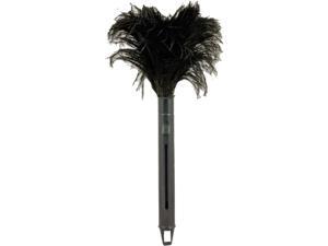 UNISAN 914FD Retractable Feather Duster, Black Plastic Handle Extends 9" to 14" UNISAN 914FD Retractable Feather Duster, Black Plastic Handle Extends 9" to 14"