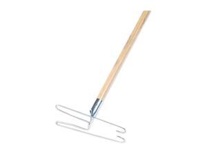 UNISAN 1492 Wedge Dust Mop Head Frame/Handle, 5/16 Dia. x 48 Long UNISAN 1492 Wedge Dust Mop Head Frame/Handle, 5/16 Dia. x 48 Long