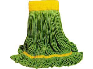 UNISAN 1200M EcoMop Looped-End Mop Head, Recycled Fibers, Medium Size, Green UNISAN 1200M EcoMop Looped-End Mop Head, Recycled Fibers, Medium Size, Green