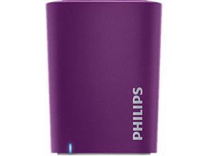 PHILIPS BT100V/27 Anticlipping Bluetooth Portable Speaker (Violet) PHILIPS BT100V/27 Anticlipping Bluetooth Portable Speaker (Violet)