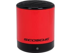Scosche boomCAN Bluetooth Compact Wireless Speaker - Red - BTCANRD Scosche boomCAN Bluetooth Compact Wireless Speaker - Red - BTCANRD