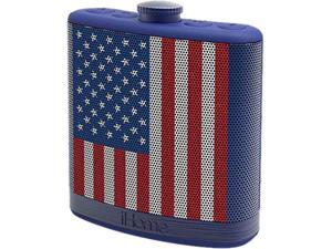 iHome iBT12AMFLXC Rechargeable Flask-Shaped Bluetooth Stereo Speaker with Custom Sound Case (Flag) iHome iBT12AMFLXC Rechargeable Flask-Shaped Bluetooth Stereo Speaker with Custom Sound Case (Flag)