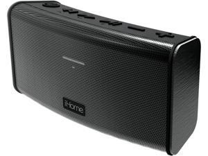 iHome IBT33BC Rechargeable Splashproof Stereo Bluetooth Speaker with Speakerphone (Black) iHome IBT33BC Rechargeable Splashproof Stereo Bluetooth Speaker with Speakerphone (Black)