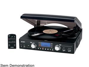 Jensen JTA-460 3-Speed Stereo Turntable with AM/FM Stereo Radio Jensen JTA-460 3-Speed Stereo Turntable with AM/FM Stereo Radio