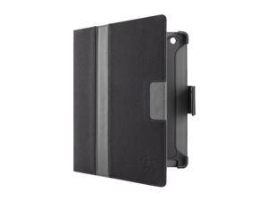 Belkin Cinema Stripe Carrying Case (Folio) for iPad - Gray, Black Belkin Cinema Stripe Carrying Case (Folio) for iPad - Gray, Black