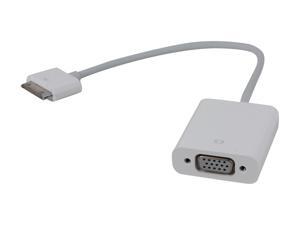 Apple MC552ZM/A iPad Dock Connector-to-VGA Adapter (OEM) - White Apple MC552ZM/A iPad Dock Connector-to-VGA Adapter (OEM) - White