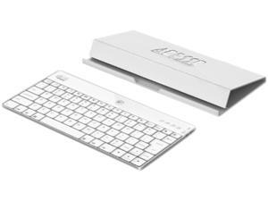 Adesso X scissors-switch aluminum WKB-1000XW bluetooth keyboard with case stand White Adesso X scissors-switch aluminum WKB-1000XW bluetooth keyboard with case stand White
