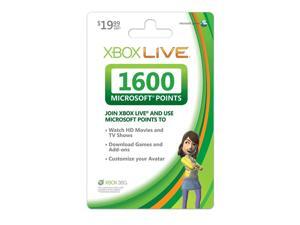 Microsoft Xbox 360 Live 1600 Points Microsoft Xbox 360 Live 1600 Points